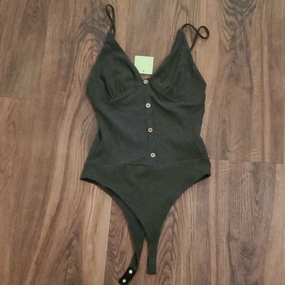 Tank Bodysuit (Gray)